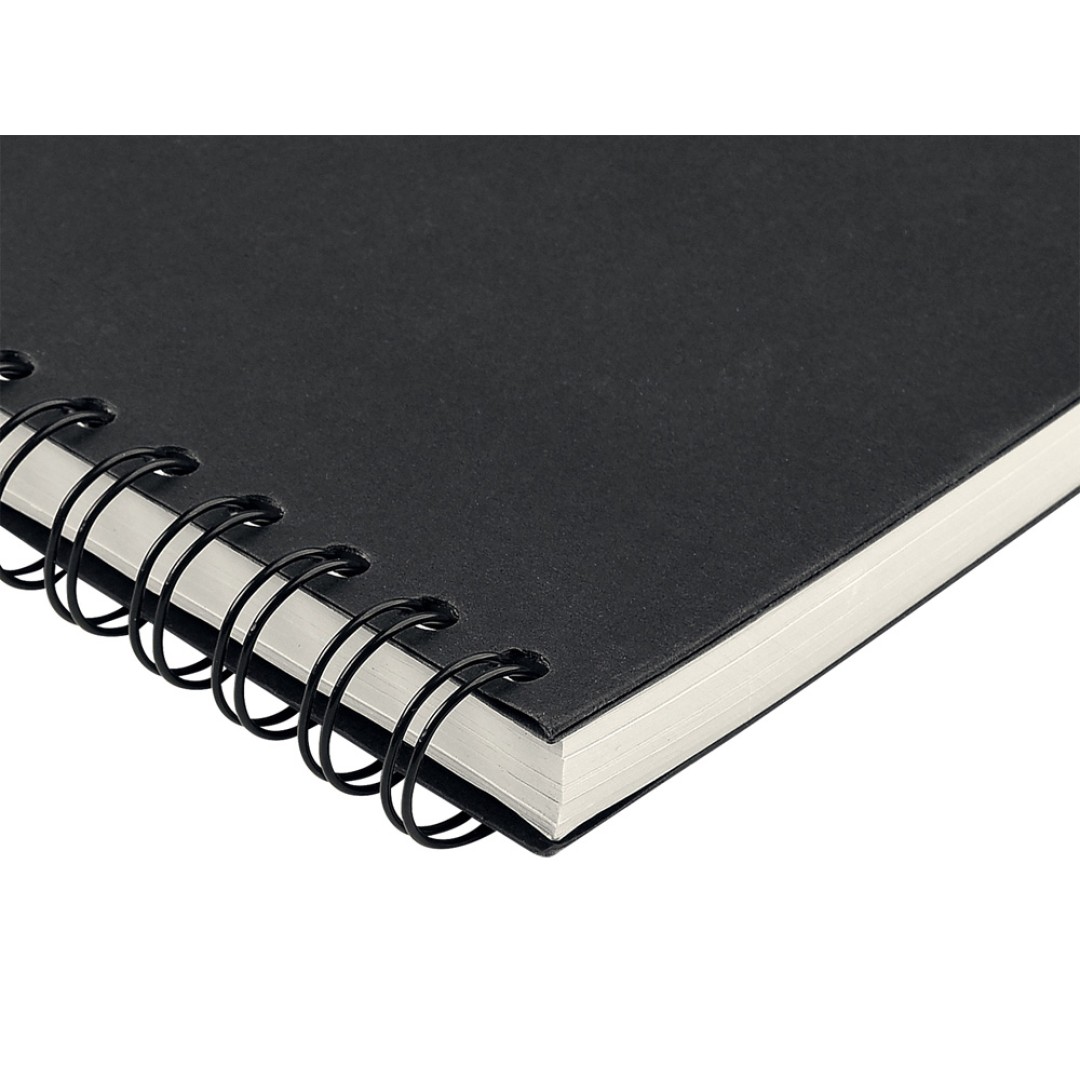 Ежедневник недатированный на гребне А5 "Pragmatic", черный