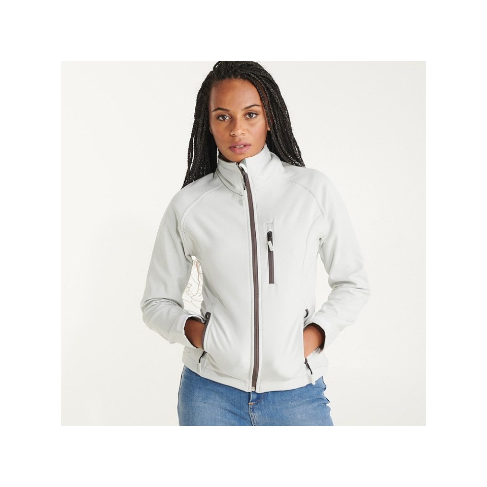 Куртка софтшелл "Antartida" женская, жемчужный