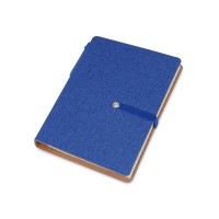 Набор стикеров А6 "Write and stick" с ручкой и блокнотом, синий (Р)