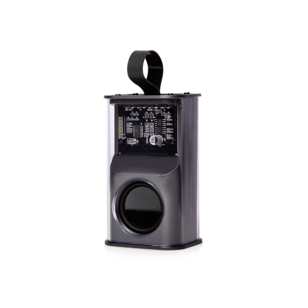 Колонка с RGB подсветкой "Sona", черный