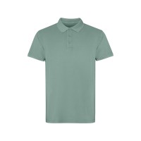 Рубашка поло «Cobain» унисекс, сине-зеленый выстиранный