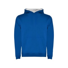 Толстовка с капюшоном "Urban" детская, королевский синий/белый