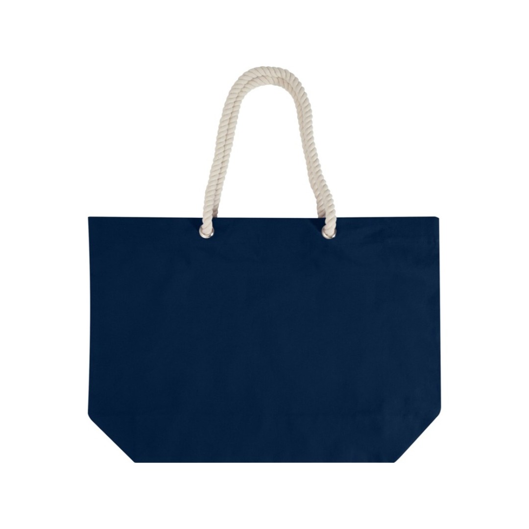 Florida пляжная эко-сумка из переработанного материала, сертифицированного по стандарту GRS, плотностью 270 г/м2 18L - Темно - синий