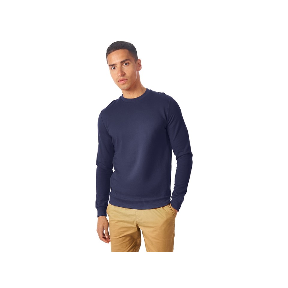 Свитшот "Motion" унисекс с начесом, нэви