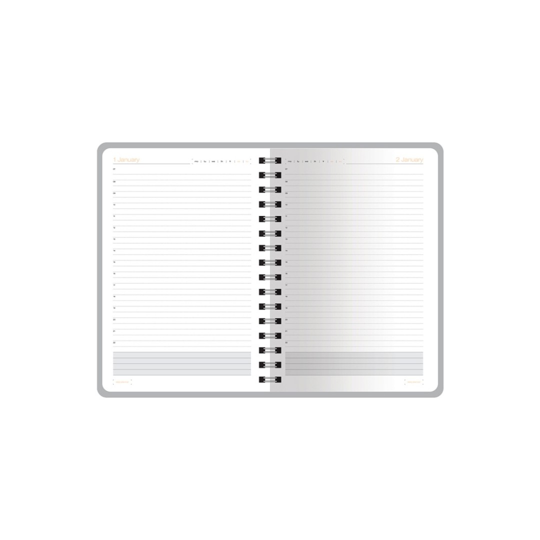 Ежедневник полудатированный А5 "Orbit", черный