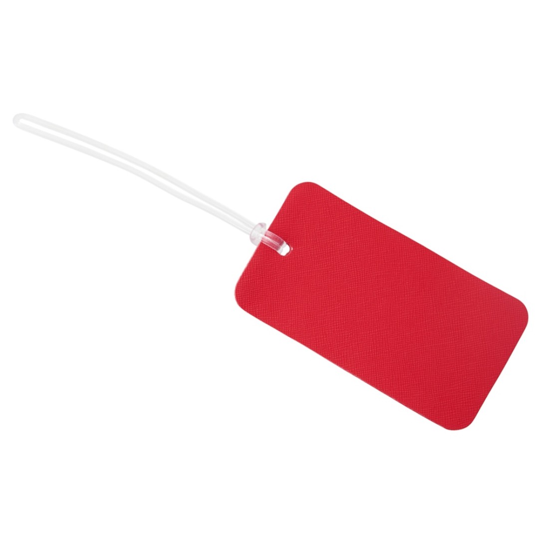 Багажная бирка «Favor» на силиконовой петле, красный