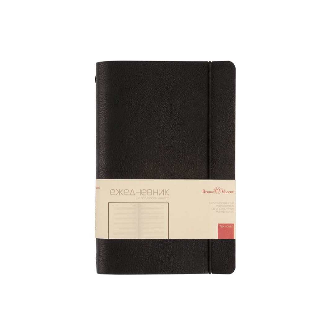 Ежедневник недатированный А5 "Palermo", черный