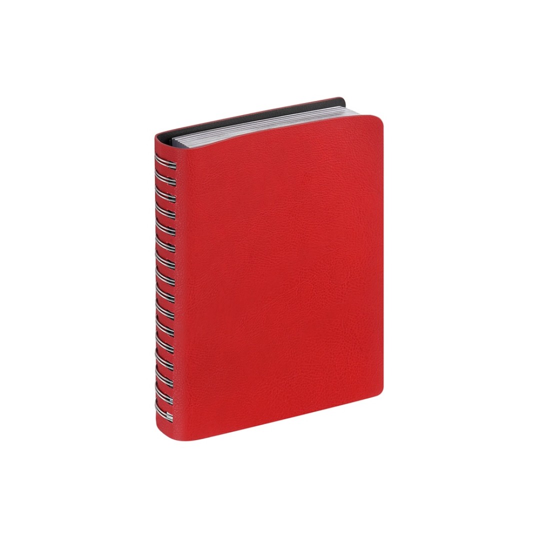 Ежедневник полудатированный А5 "Orbit", красный