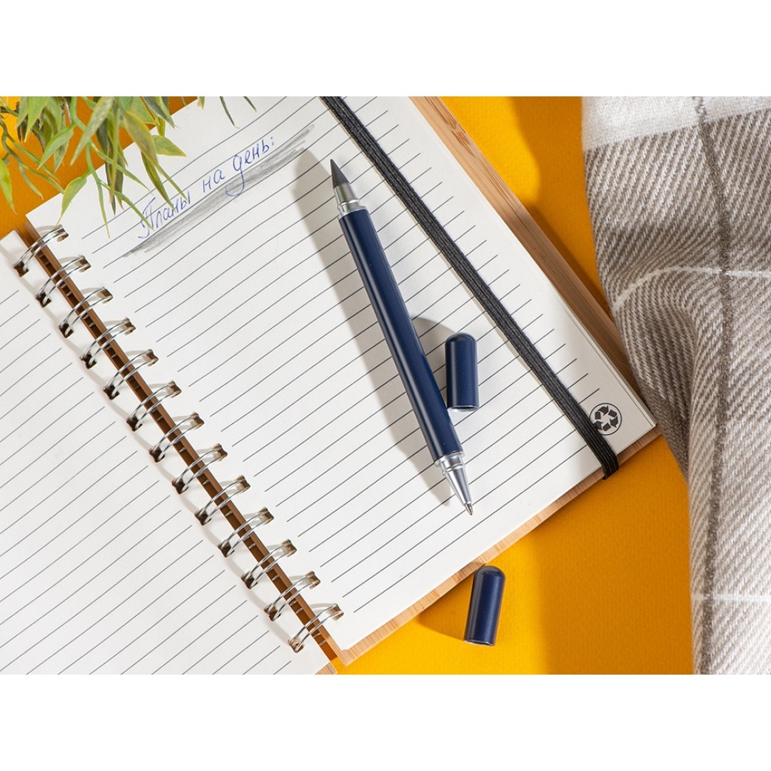 Металлическая ручка и вечный карандаш "Van Gogh", темно-синий