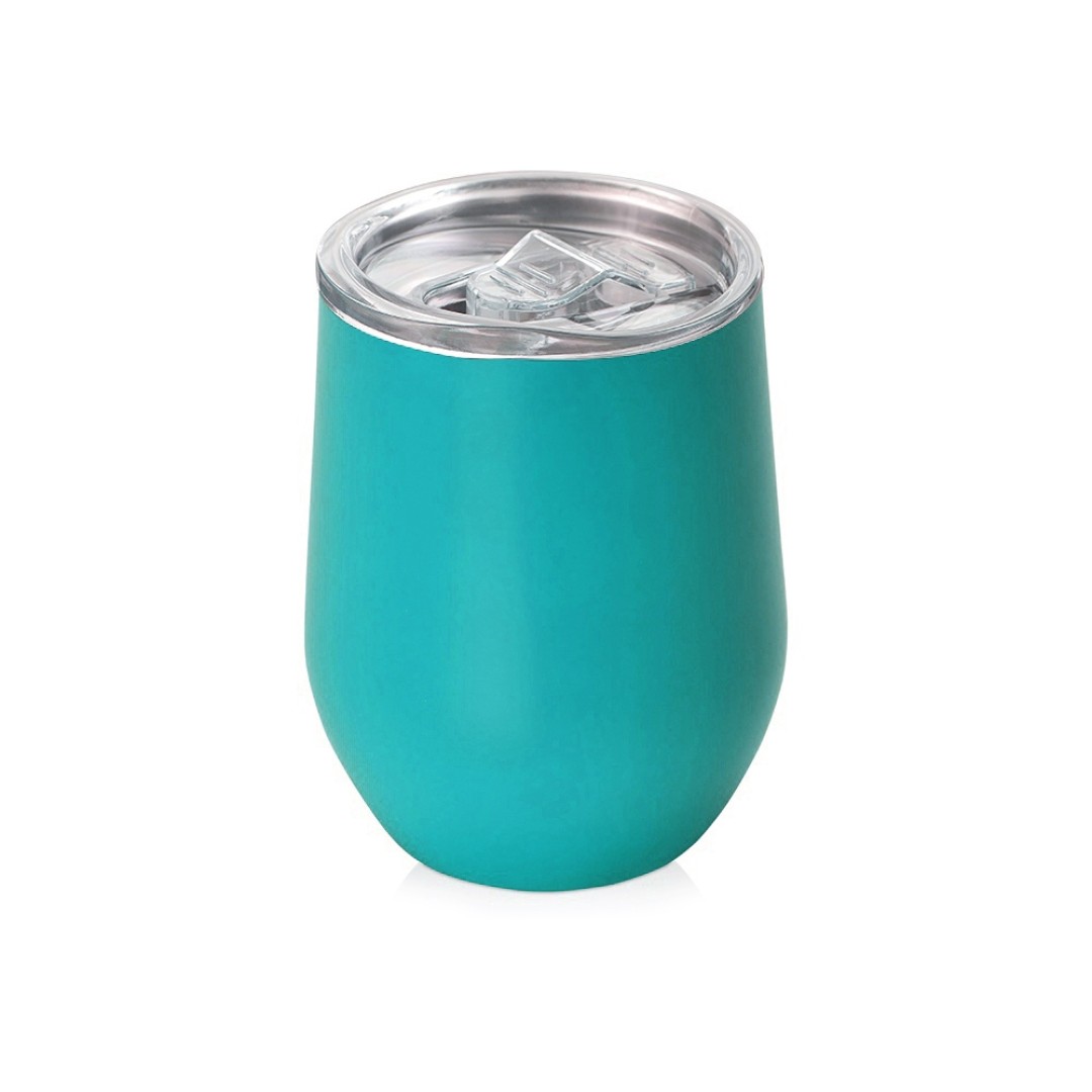 Вакуумная термокружка "Sense", непротекаемая крышка, бирюзовый (Р)