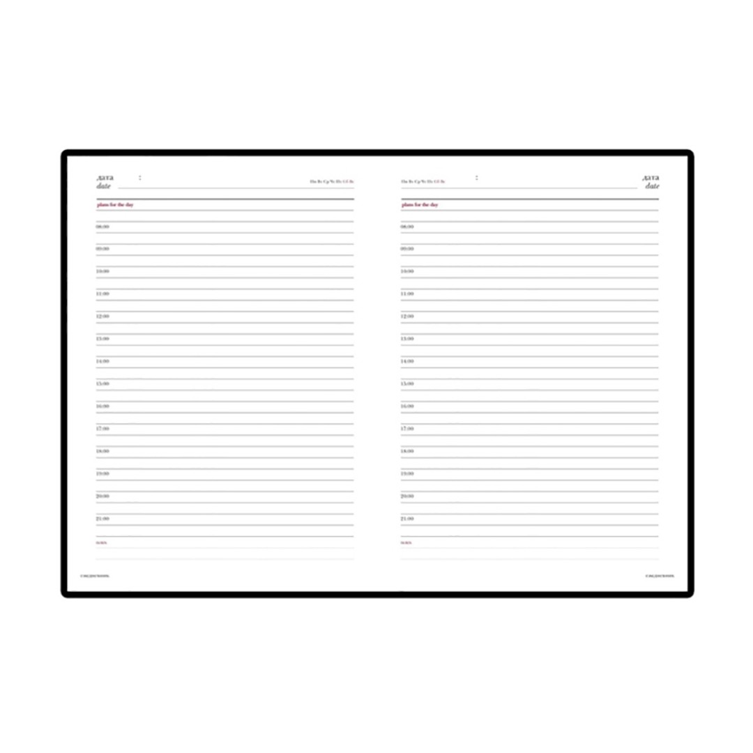 Ежедневник недатированный А6+ «Velvet», зефирный мятный