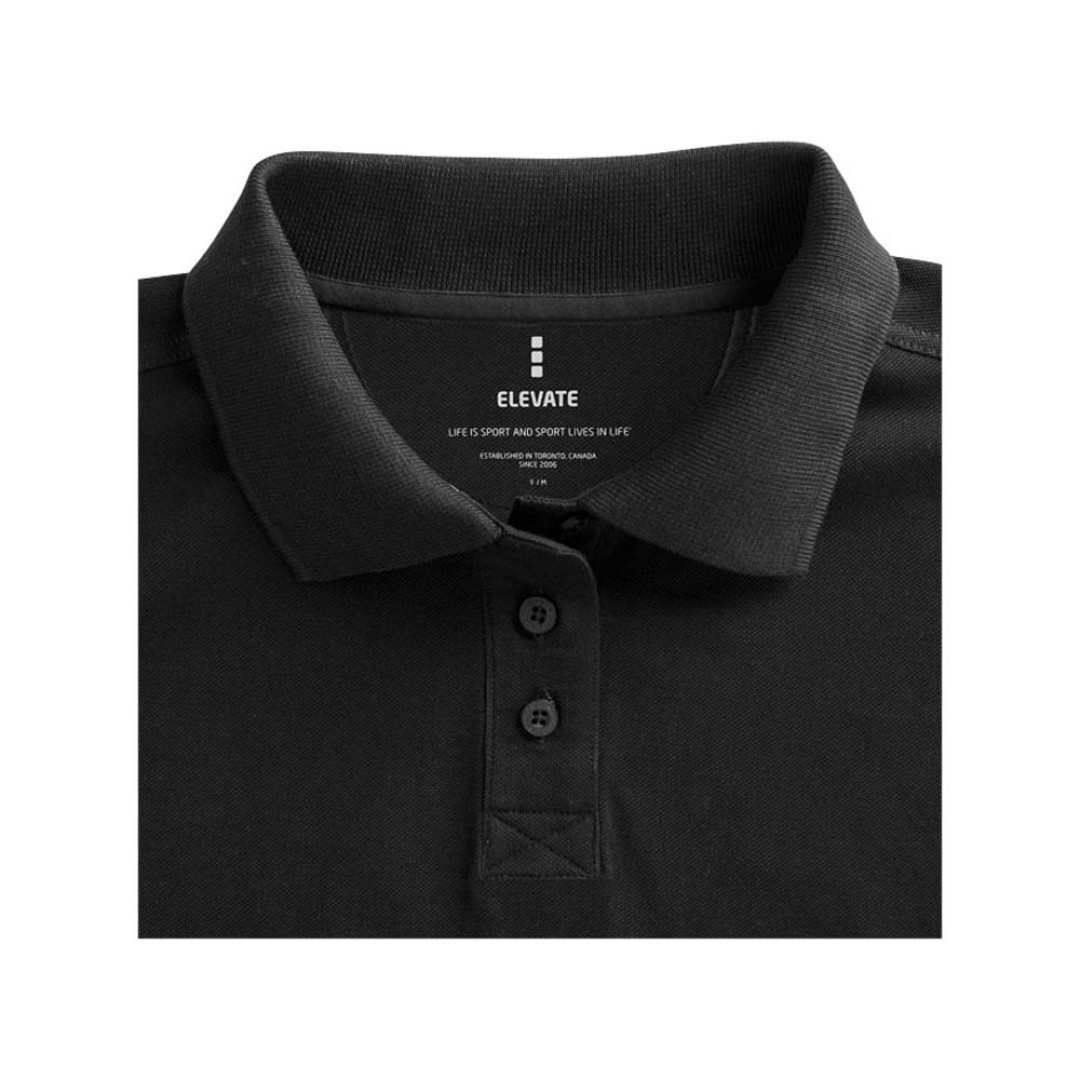 Calgary женская футболка-поло с коротким рукавом, антрацит