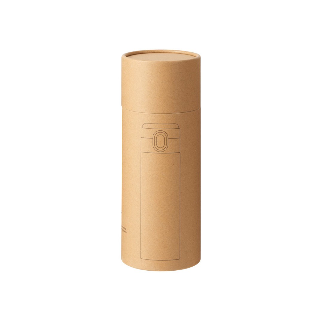 Вакуумная термокружка Waterline с медной изоляцией «Bravo», 400 мл, тубус, белый