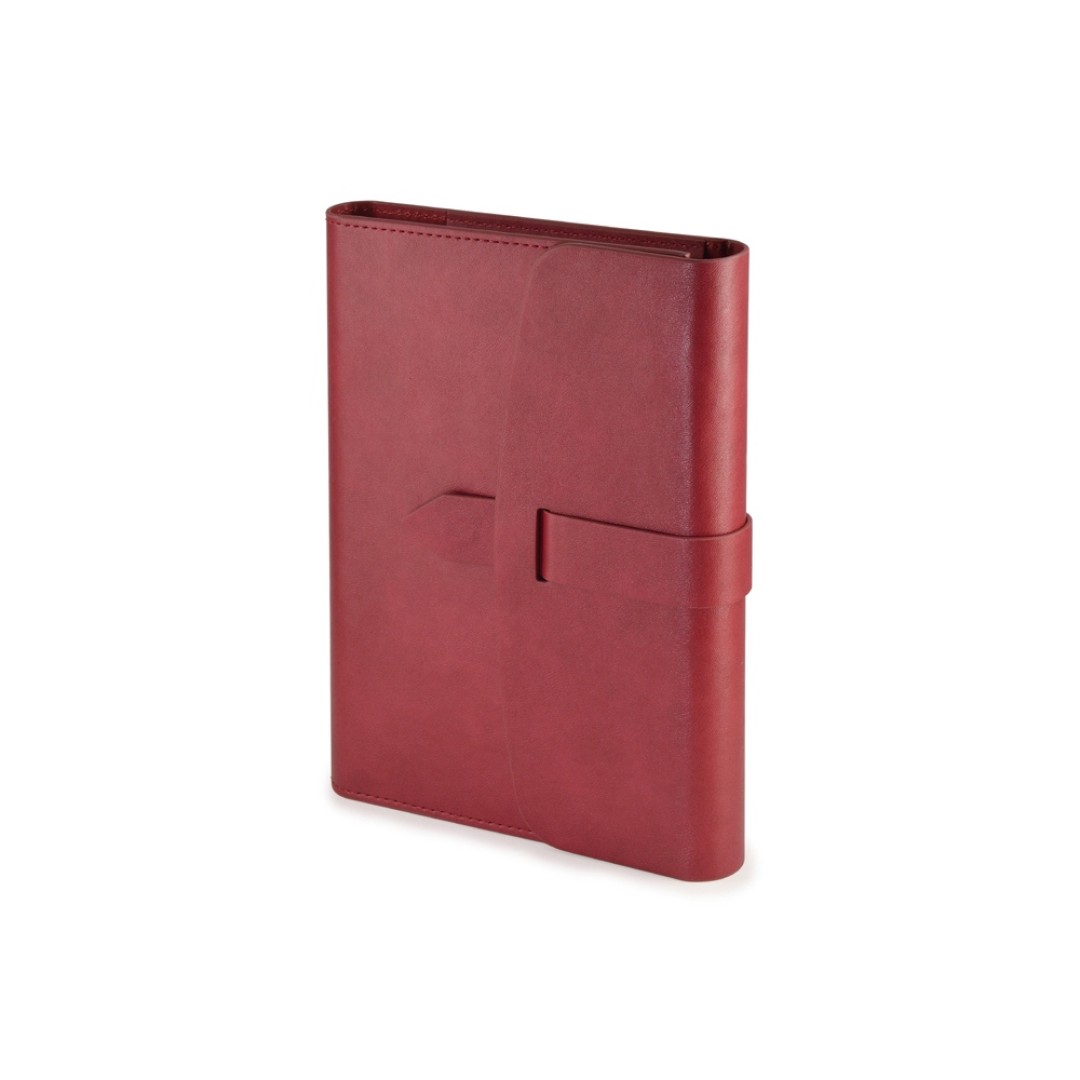 Ежедневник недатированный А5 "Senate" с магнитным клапаном, бордовый (Р)
