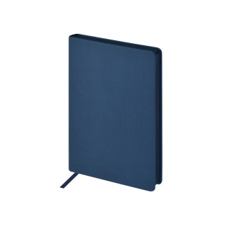 Ежедневник А5 "Megapolis Color New" soft-touch, темно-синий