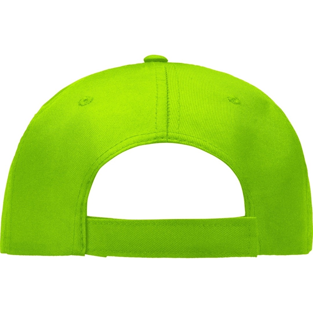 Бейсболка "Poly" 5-ти панельная 120 гр, зеленое яблоко