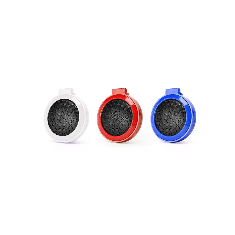 Складная щетка BLUNT с круглым карманным зеркальцем, королевский синий