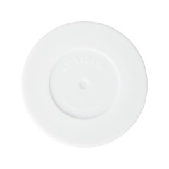 Термостакан Elwood из переработанной нержавеющей стали, 410 мл - Серебристый/Белый