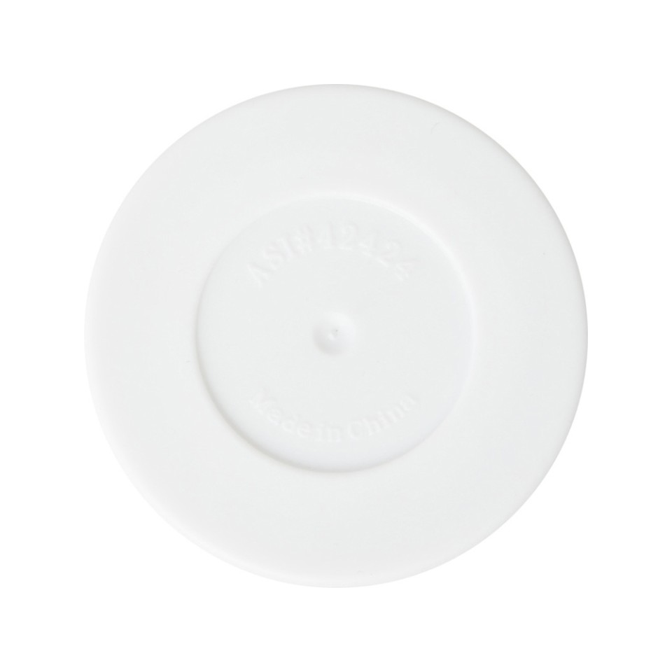 Термостакан Elwood из переработанной нержавеющей стали, 410 мл - Серебристый/Белый