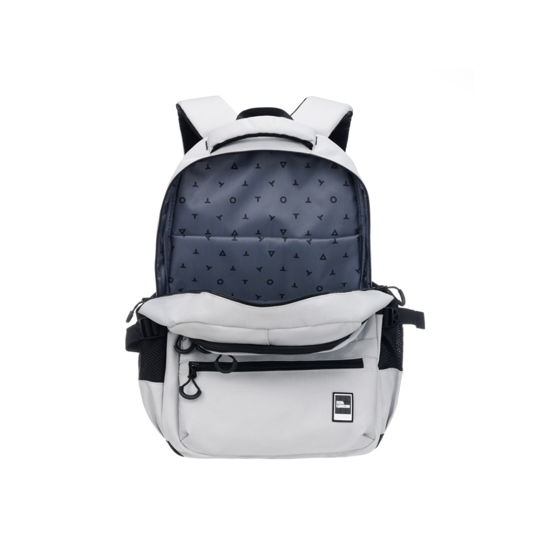 Рюкзак TORBER CLASS X, молочный, 46 х 32 х 13 см + Мешок для сменной обуви в подарок!