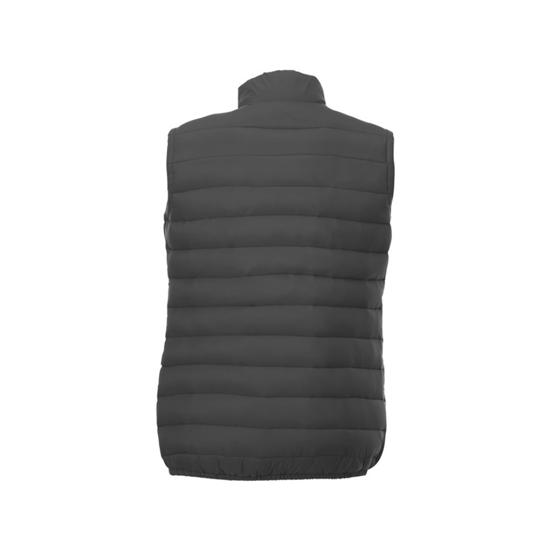 Женский утепленный жилет Pallas  из переработанных материалов по стандарту GRS - Темно - серый