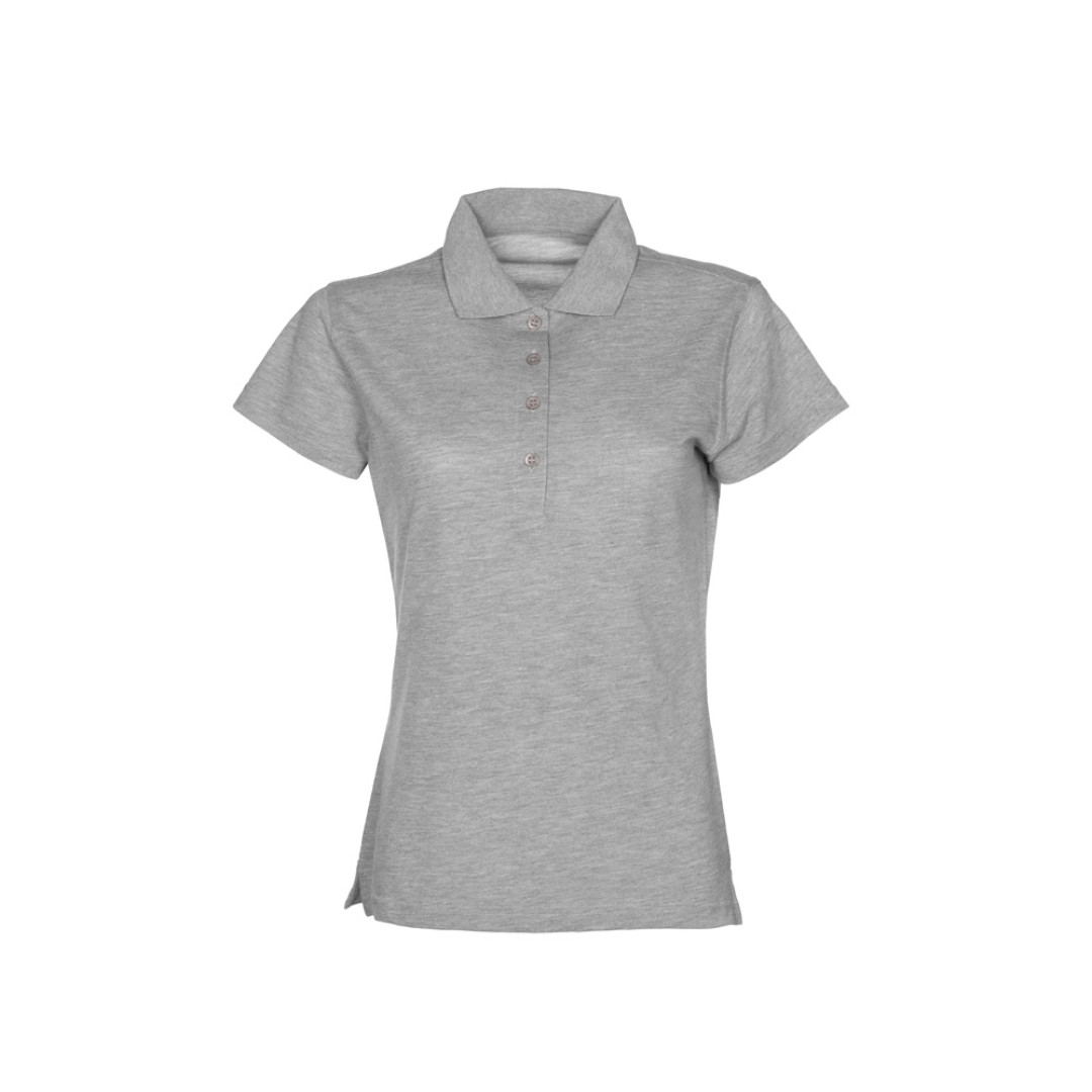 Рубашка поло "First 2.0" женская, серый меланж