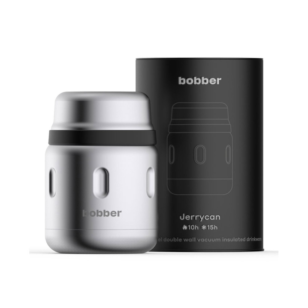 Термос для еды, вакуумный, бытовой, тм "bobber". Объем 0.47 литра. Артикул Jerrycan-470 Matte