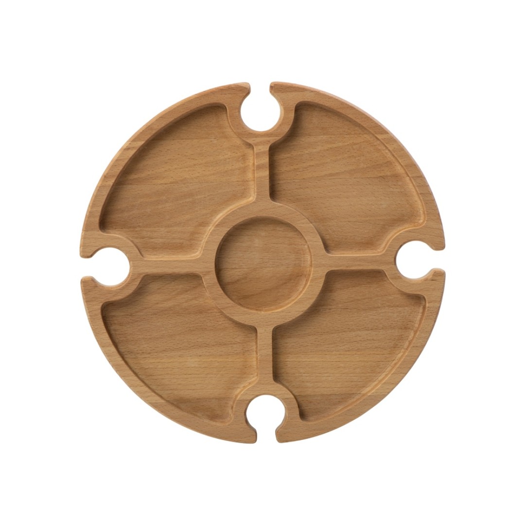 Деревянный столик на складных ножках "Outside party"