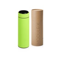 Вакуумный термос «Module X» с индикатором температуры, 500 мл, тубус, зеленое яблоко 375C