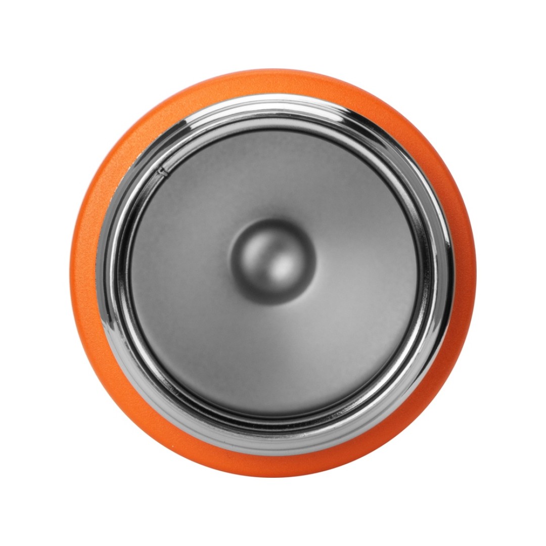 Вакуумная термокружка Waterline с медной изоляцией «Bravo», 400 мл, тубус, оранжевый