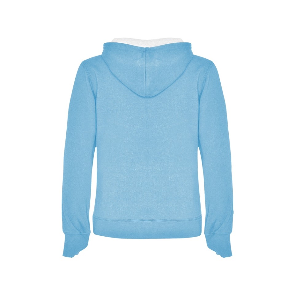Толстовка с капюшоном "Urban" женская, небесно-голубой/белый