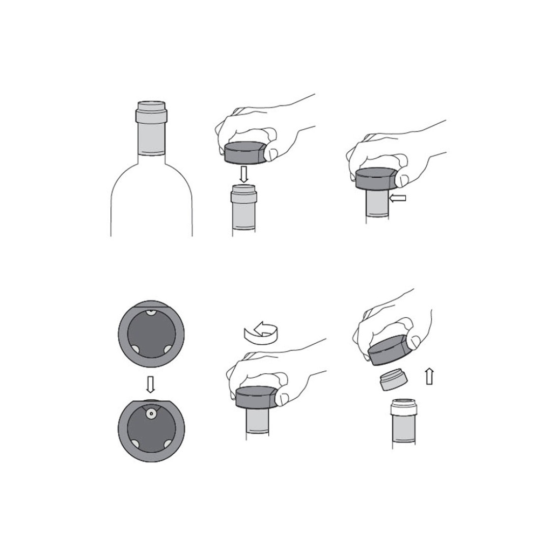 Нож для срезания фольги "Foilcut", черный