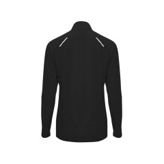 Толстовка с воротом на молнии женская "Melbourne", черный