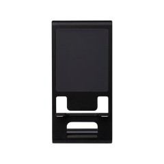 Тонкая алюминиевая подставка для телефона Rise, черный