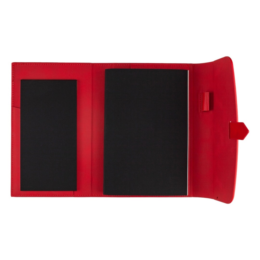 Ежедневник недатированный А5 "Senate" с магнитным клапаном, красный