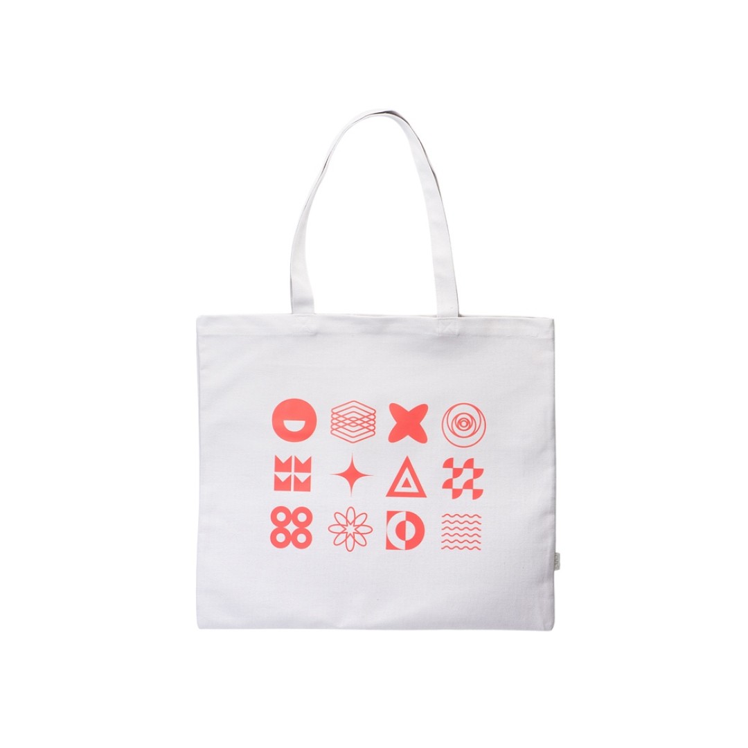 Сумка Rejenny из переработанного хлопка, светло-серый (термотрансфер)