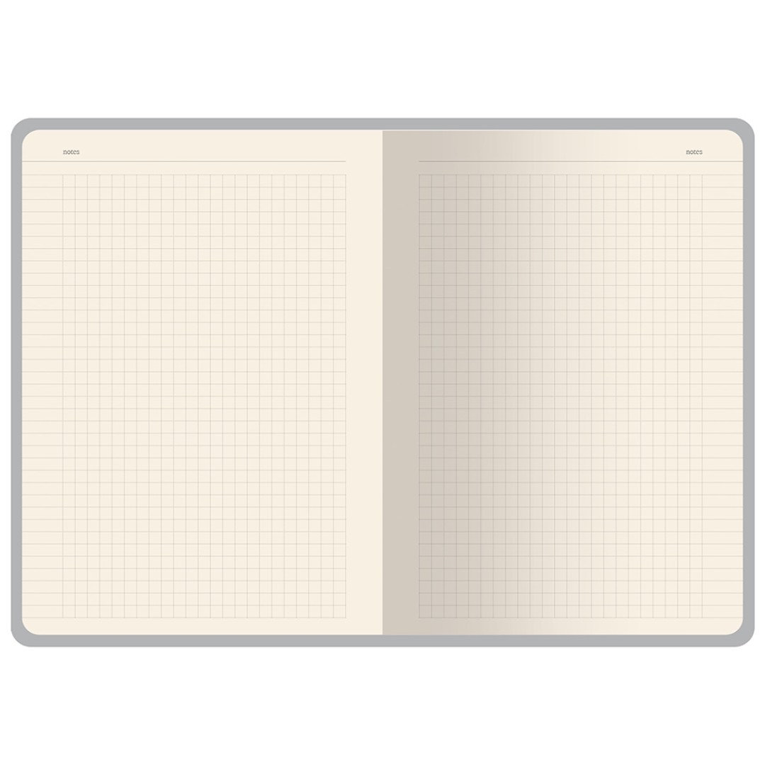 Бизнес-тетрадь А5 "Pragmatic Contrast", 40 листов в клетку, черный с черным срезом