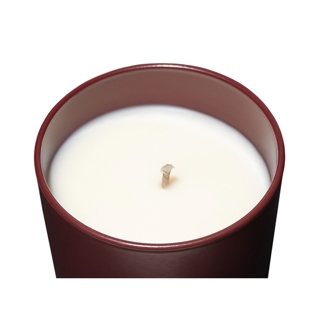 Ароматическая свеча в бордовом стакане Sunset, коллекция Exclusive, 250 мл (без лого LM)