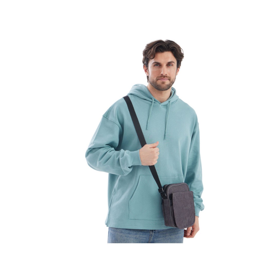 Сумка Camo со светоотражающим дизайном на плечо, серый