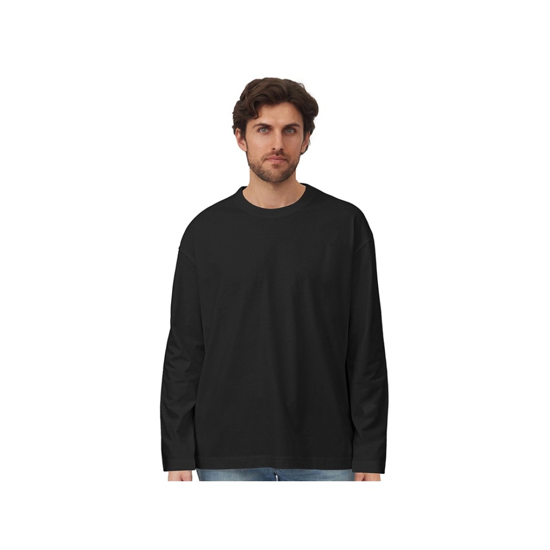 Лонгслив оверсайз «Berlin» унисекс, черный