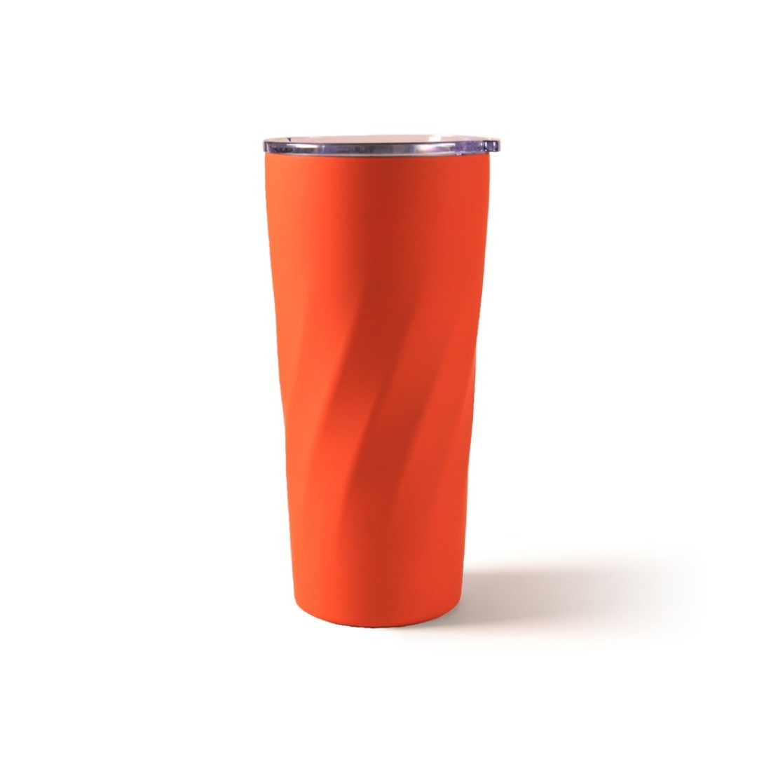 Подарочный набор "FAMILY" с термосом и термокружкой, оранжевый