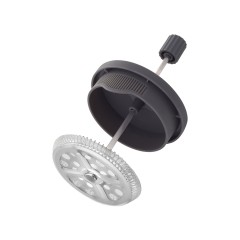 Френч-пресс "Double Tone", черный-серый