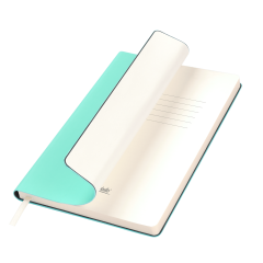 Ежедневник Spark недатированный, мятный (без упаковки, без стикера, с серой подложкой)