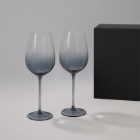 Подарочный набор 2 бокала для вина Mancera в черной коробке