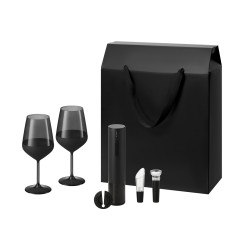 Подарочный набор Black Edition, Sacramento (2 бокала + набор для вина)