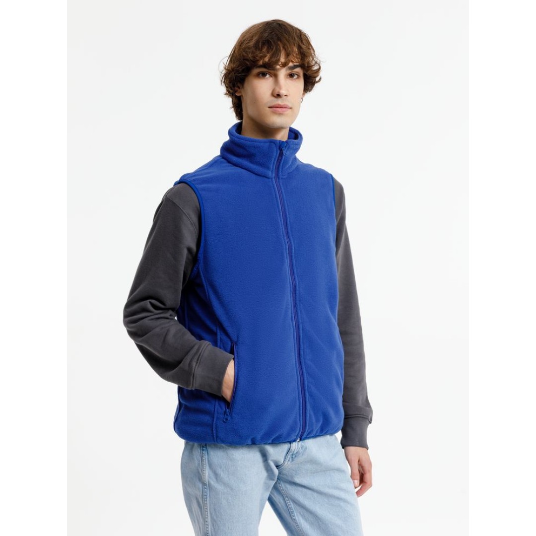 Жилет флисовый унисекс Nesse, синий, размер XS/S