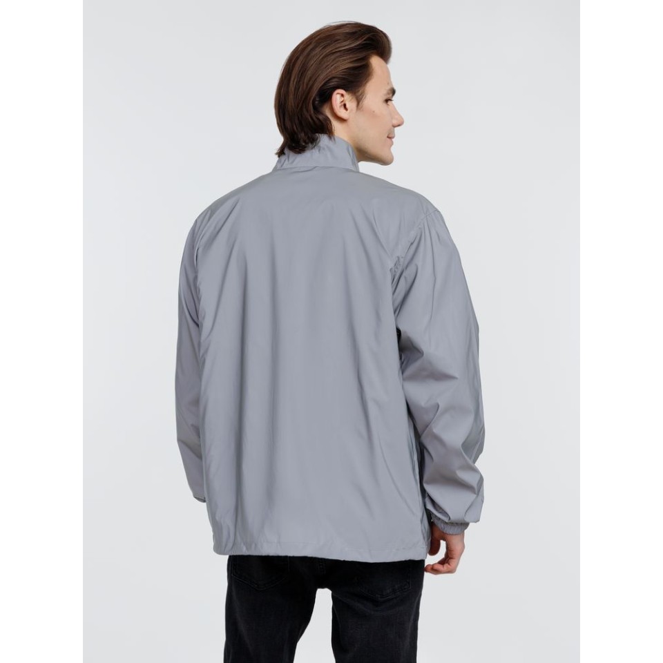 Ветровка Manifest 2.0 из светоотражающей ткани, серая, размер XS/S
