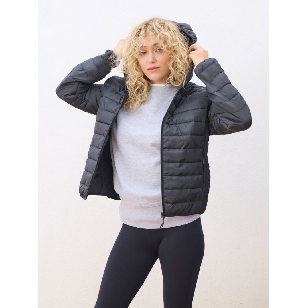 Куртка с капюшоном женская Stream Women, темно-синяя, размер S