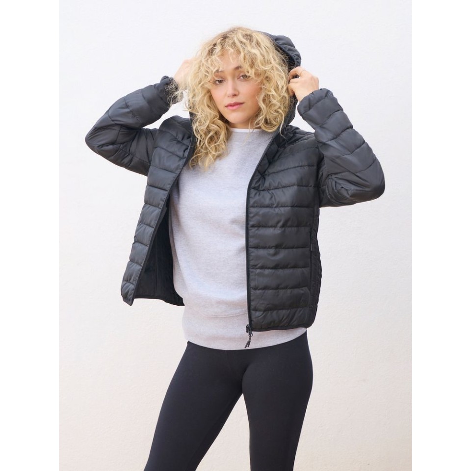 Куртка с капюшоном женская Stream Women, темно-синяя, размер S