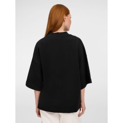 Футболка оверсайз унисекс T9, черная, размер XS/S